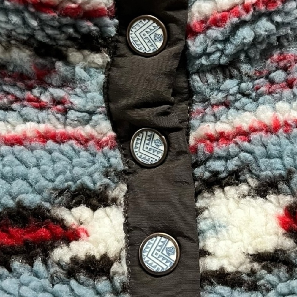 🌻CINCH Western Aztec Fleece Pullover | Women’s Size Small - Picture 4 of 10